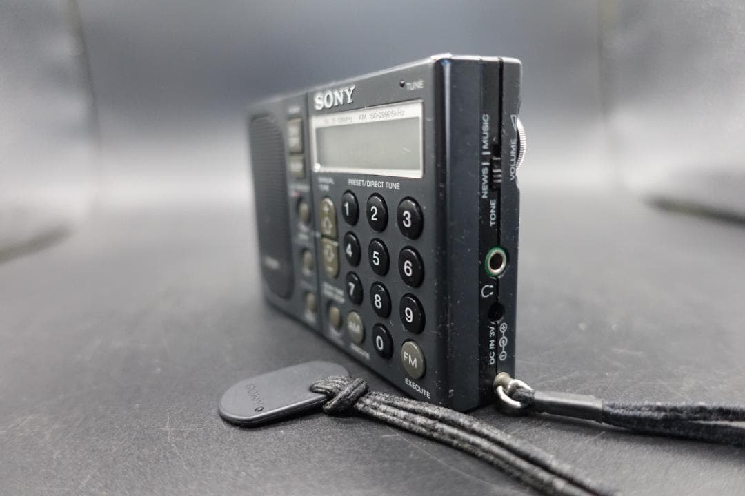整備動作品 SONY ICF-SW1 PLLシンセサイザー・ラジオ 取説CD付