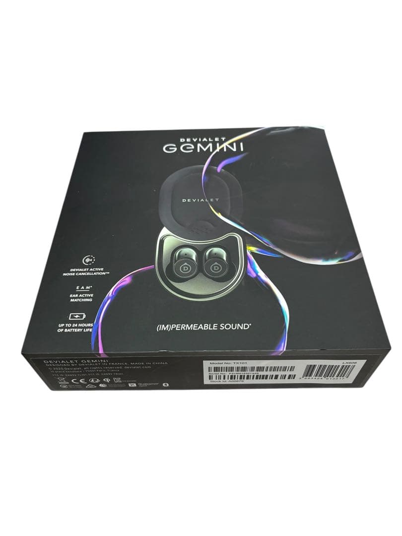 美品✨ Devialet Gemini ワイヤレスイヤホン 付属品完備・除菌済み