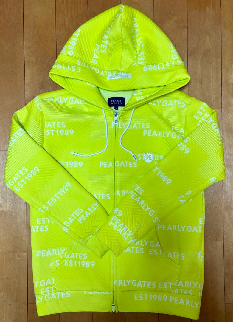 パーリーゲイツ セットアップ 上下 アウター パーカー スカート イエロー