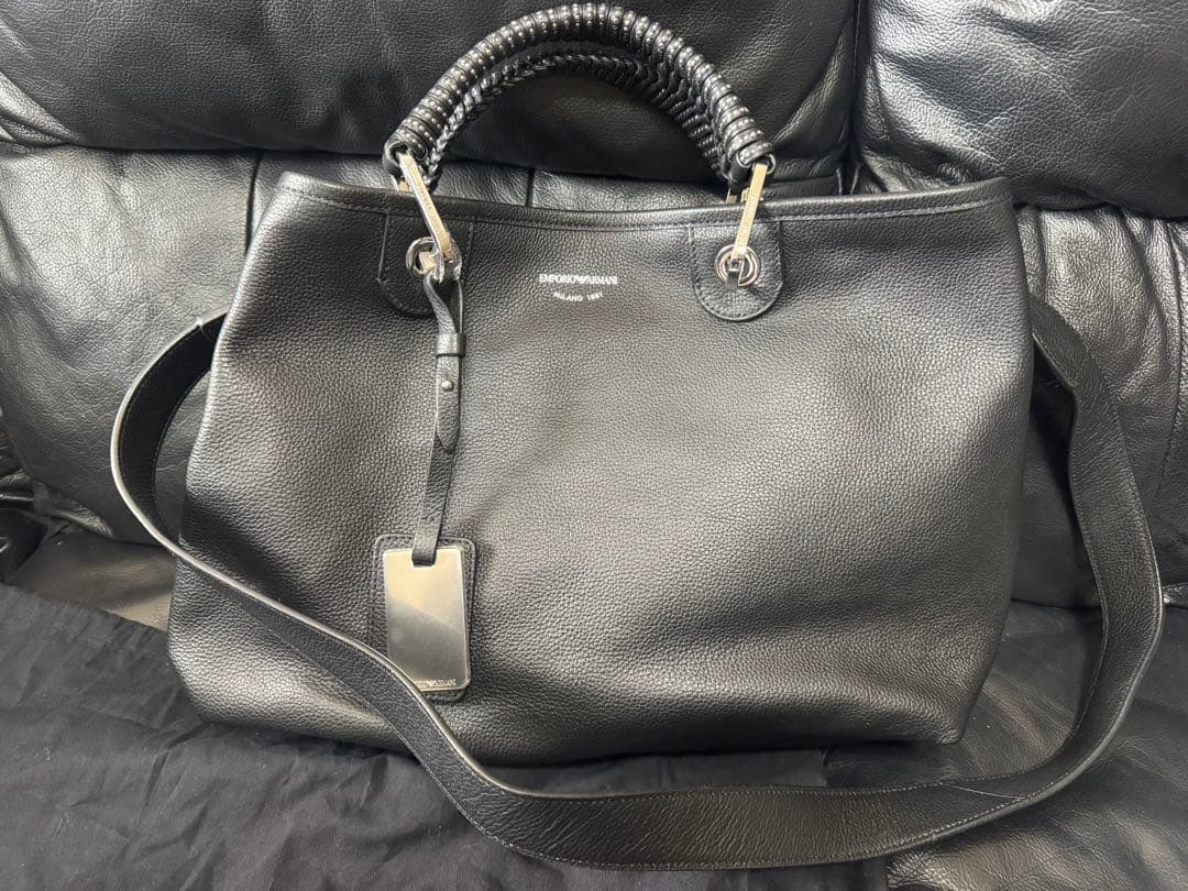 ロペ【フォロー割有り！^_^】エンポリオアルマーニ　レザートートバッグ美品