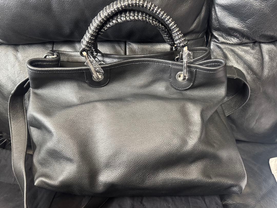 ロペ【フォロー割有り！^_^】エンポリオアルマーニ　レザートートバッグ美品