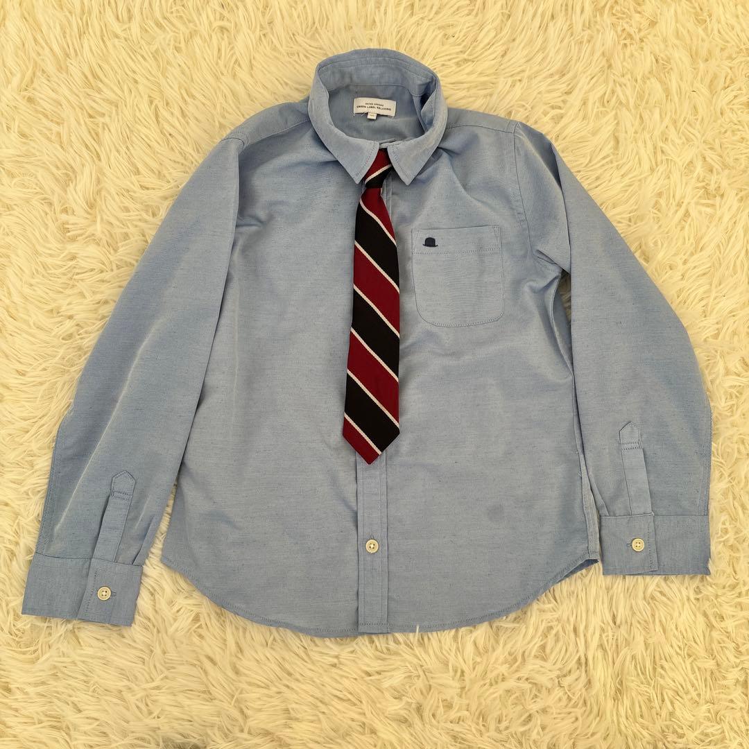 グリーンレーベル子供キッズセットアップスーツ４点 金ボタン紺ブレザーセレモニー