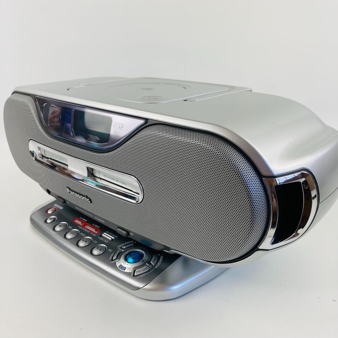 Panasonic RX-MDX80 CD MD カセットラジカセ シルバー