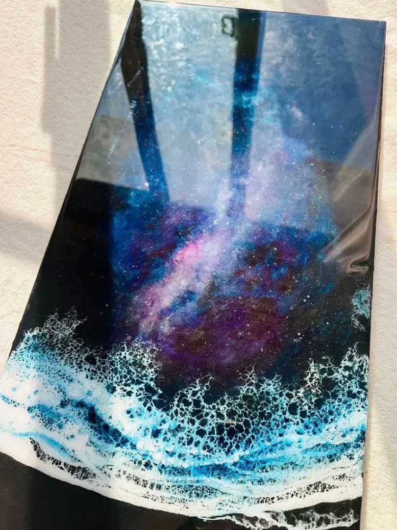 60×30cm 星の海　 レジンアート　オーシャン アート