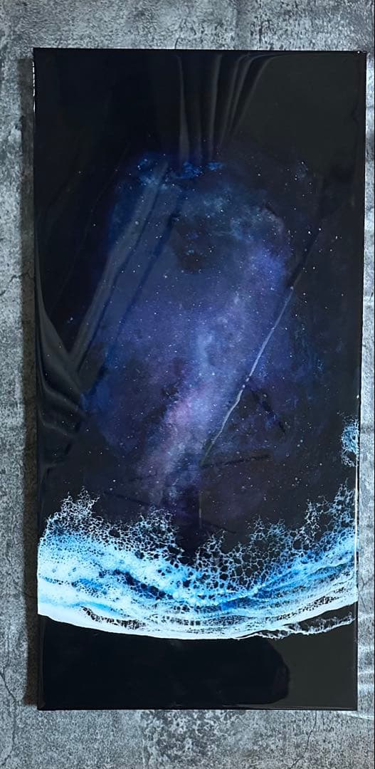 60×30cm 星の海　 レジンアート　オーシャン アート