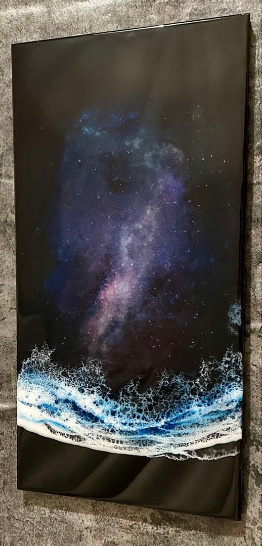60×30cm 星の海　 レジンアート　オーシャン アート
