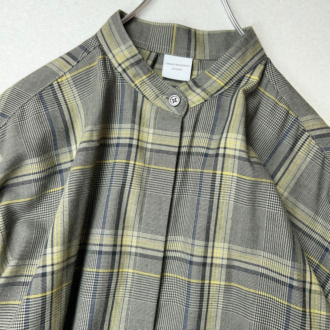 2点専用URBAN RESEARCH DOORS チェックシャツワンピース