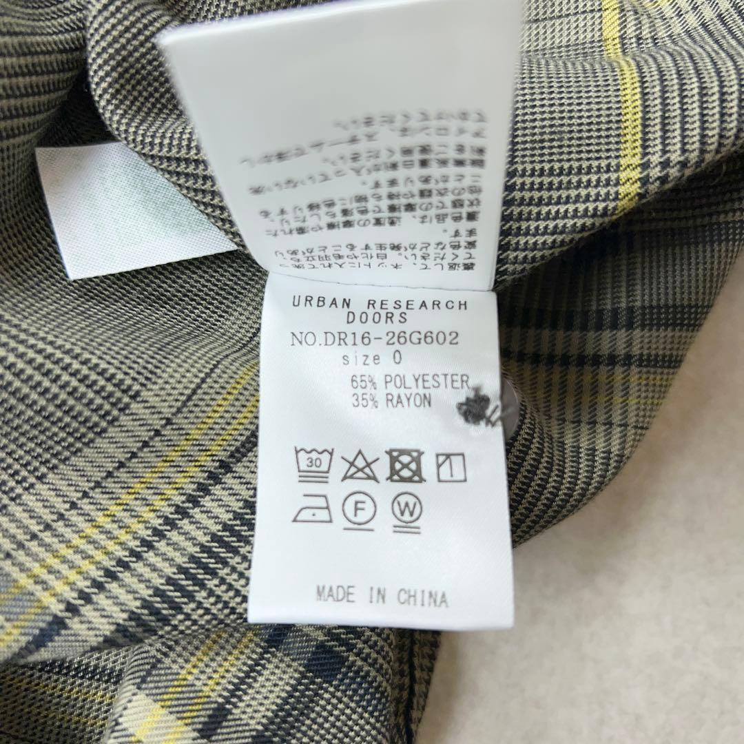 2点専用URBAN RESEARCH DOORS チェックシャツワンピース