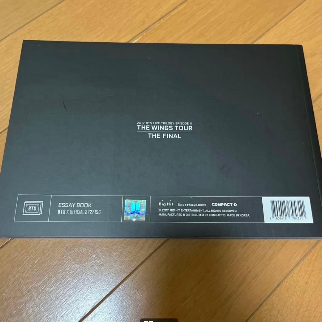 BTS WINGS ファイナル　ソウルコン　エッセイブック　トレカ　付き　ユンギ