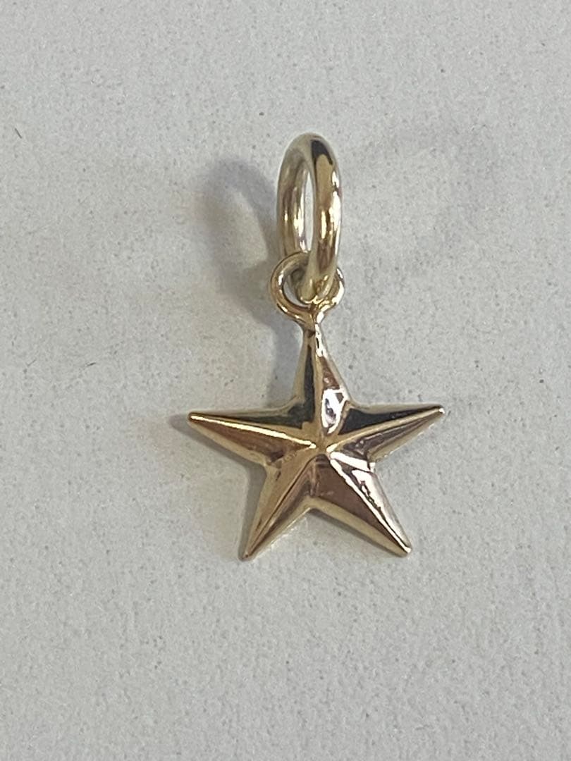 も*な様 極美品 鑑定済み K18 スター 星 チャーム トップ ネックレス 1