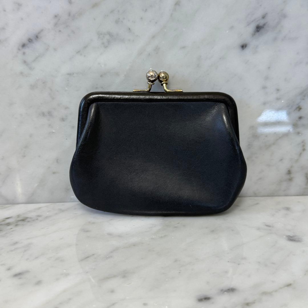 OLD COACH オールドコーチ ケース 小銭入れ 本革 レザー がま口