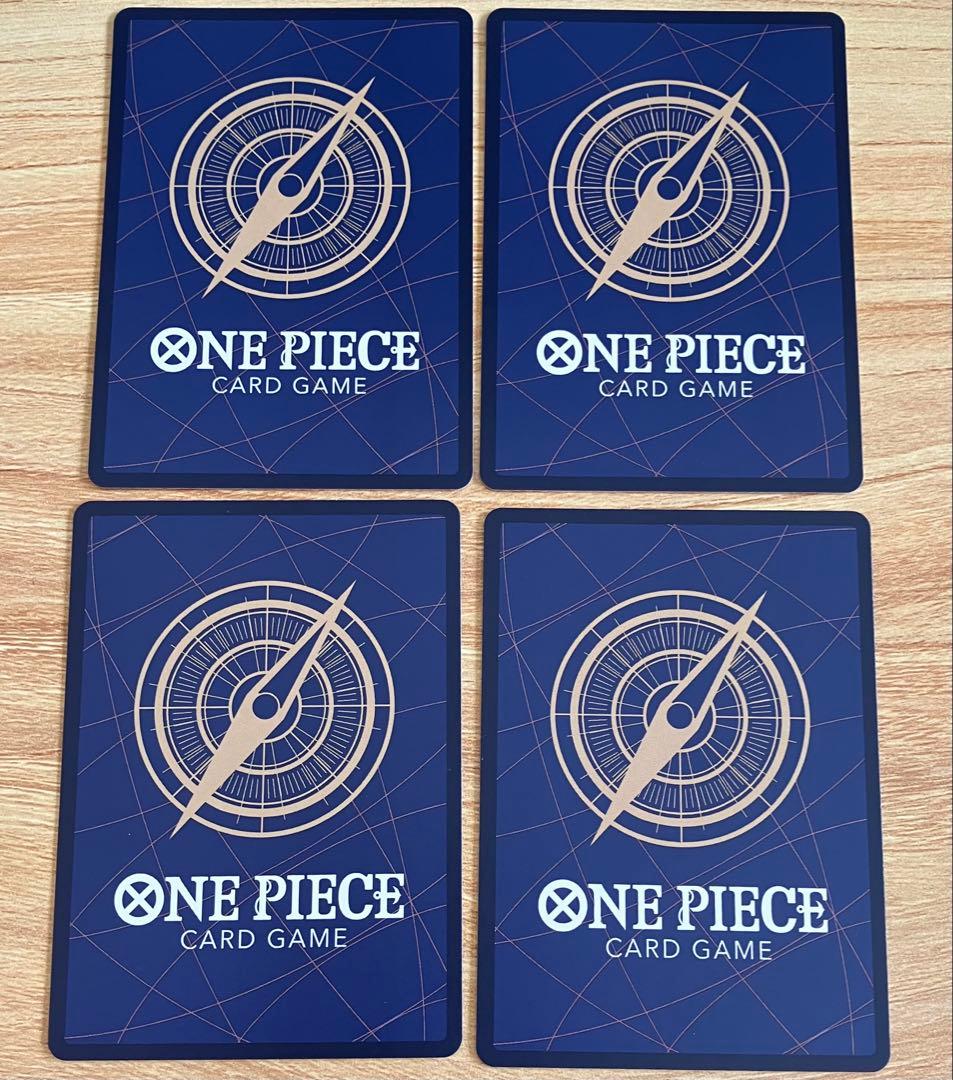 英語版　ONE PIECE カード 3rd Anniversary ルフィ　4枚