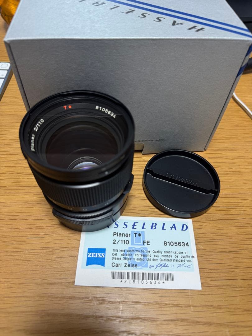 ハッセルブラッド FE110 F2 レンズ　美品　元箱付き