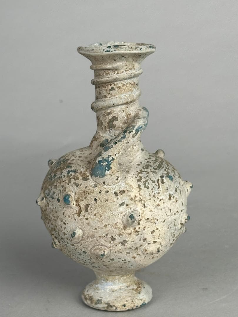 ローマガラス　羅馬硝子　花瓶　花入　花器　時代物