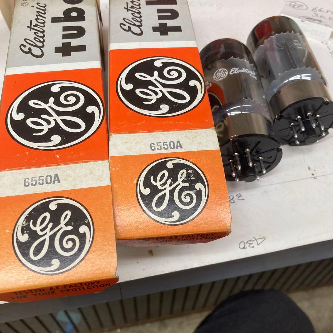 ＧＥ製　６５５０Ａ真空管　2個