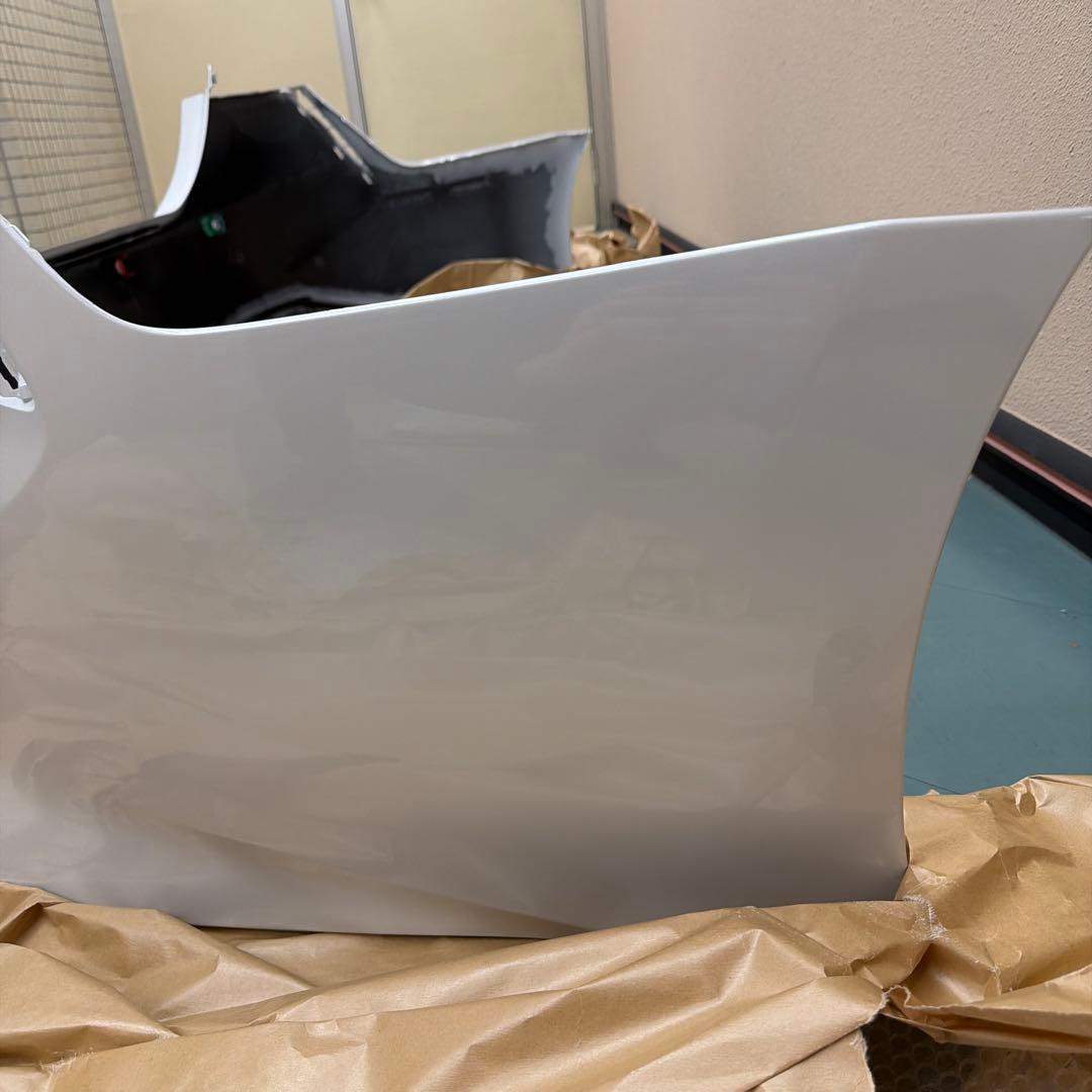 カムリWS後期 プラチナホワイトパールマイカ リアバンパー