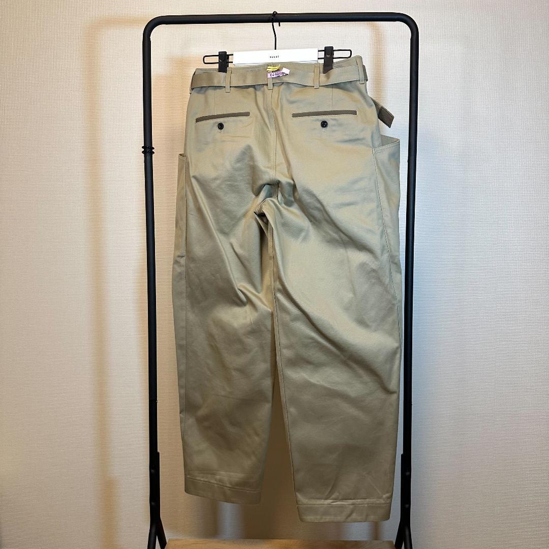 sacai サカイ 25SS コットンチノパンツ ベージュ サイズ2