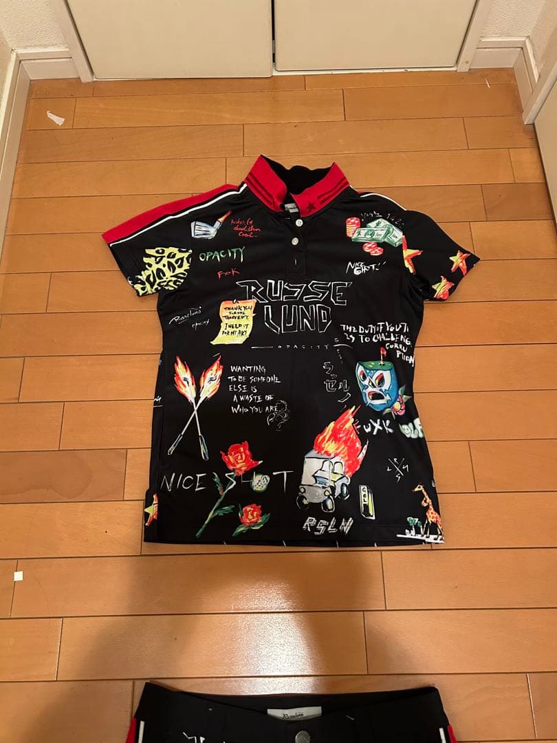 美品⛳️ ラッセルノ　セットアップ　半袖ポロシャツ　ショートパンツ レディース1