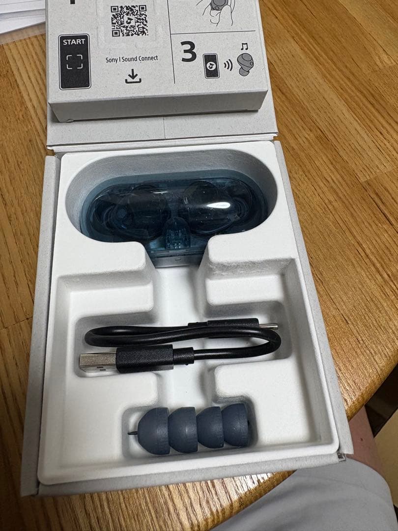 SONY WF-C710Nワイヤレスイヤホン クリアブルー