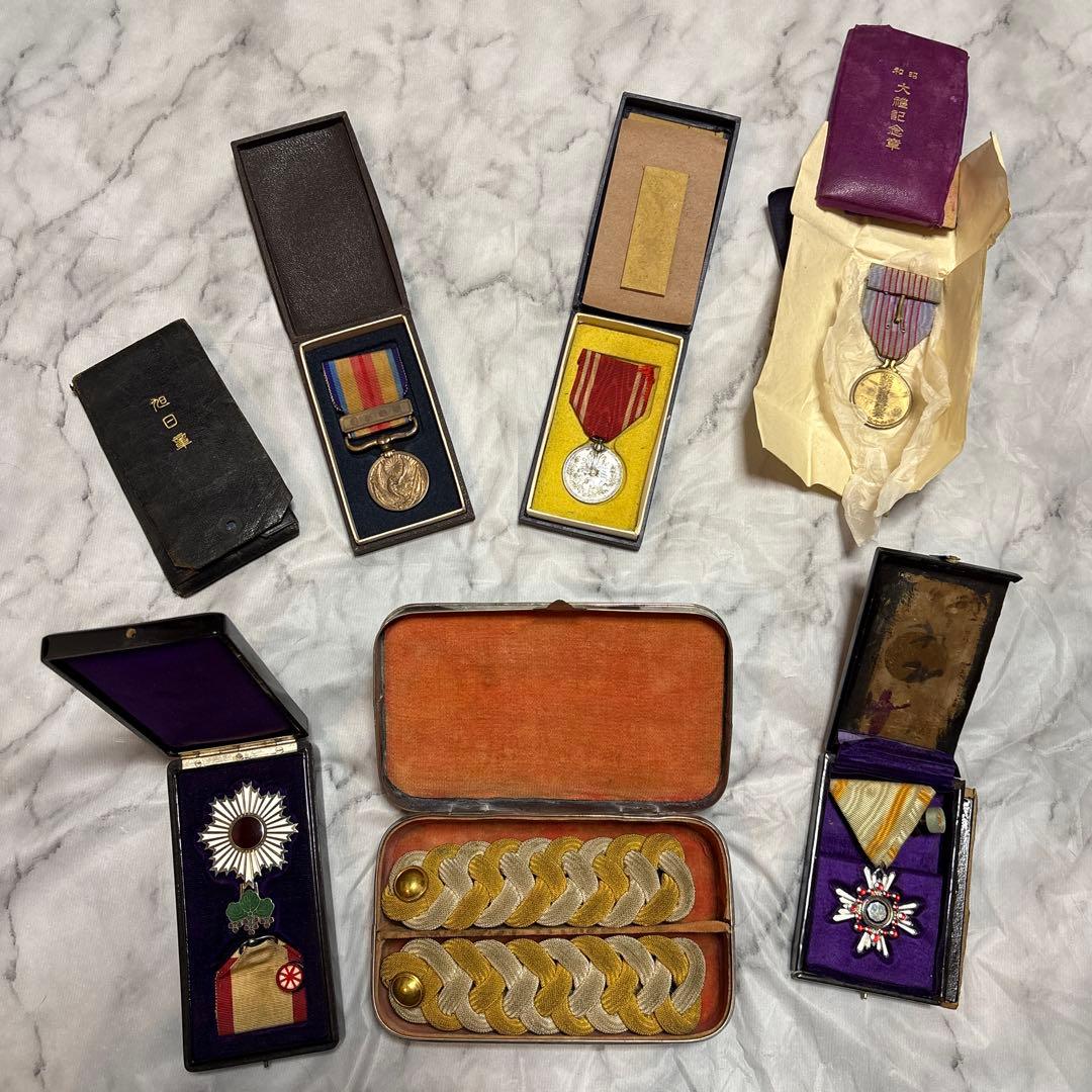勲章 まとめ 大禮記念章/紀元二千六百年祝典記念章/勲四等旭日小綬章 他 レトロ