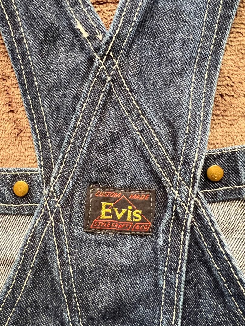 【希少】EVIS エヴィス　初期タグ　ダブルニー　オーバーオール　カモメ
