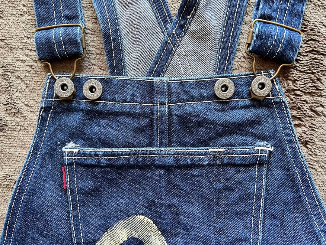 【希少】EVIS エヴィス　初期タグ　ダブルニー　オーバーオール　カモメ