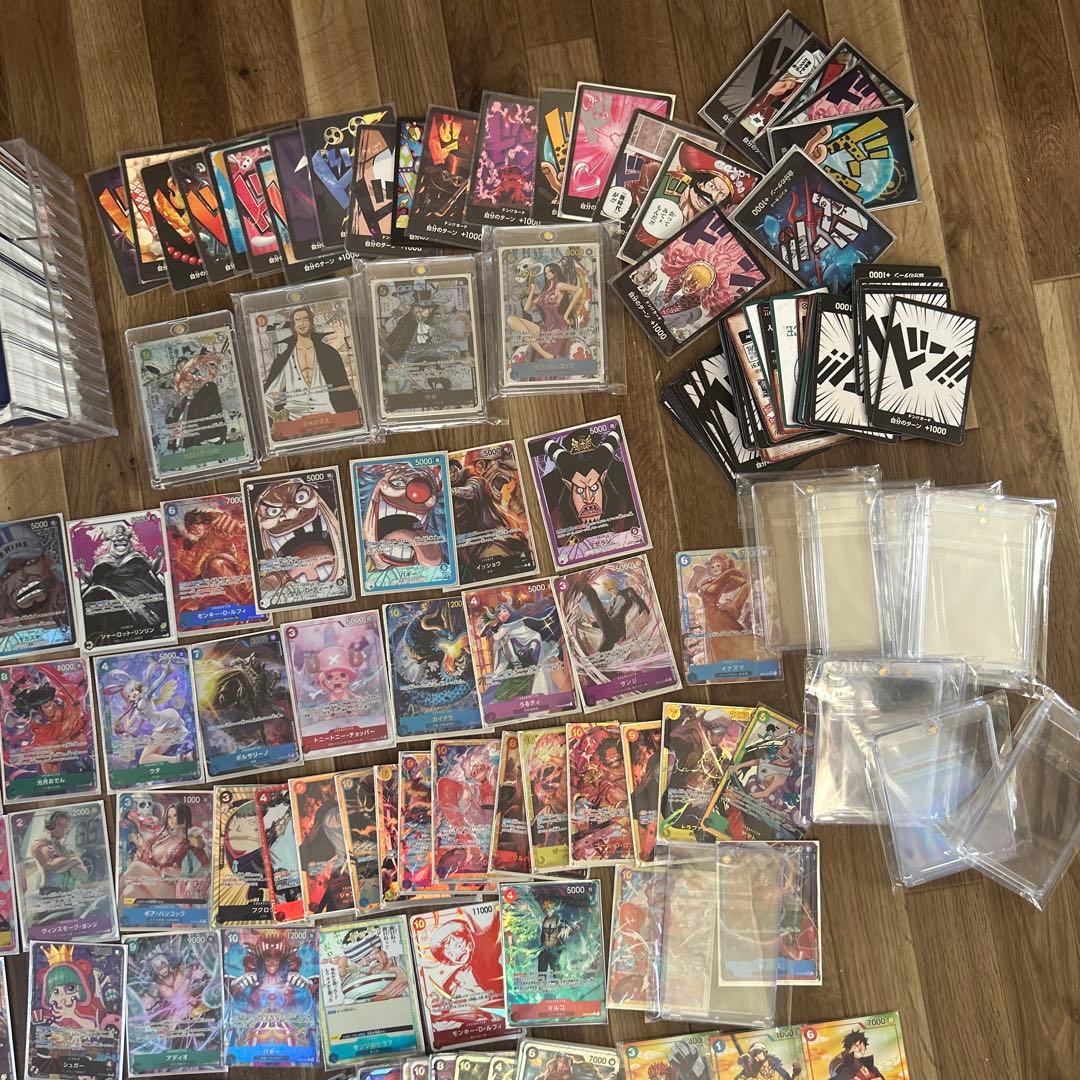 ワンピースカード引退品　SEC以上46枚、　リーダー、ドン、ノーマル　まとめ売り