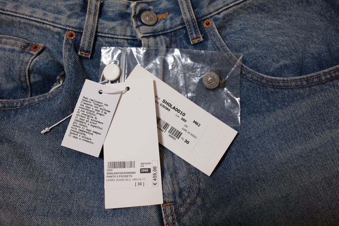 MM6 ストレートデニム