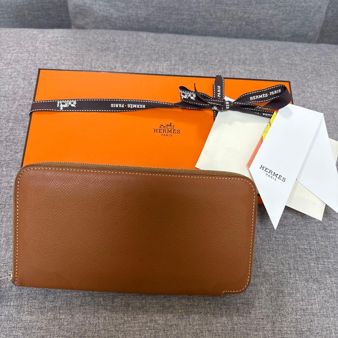 HERMES エルメス　アザップシルクイン長財布