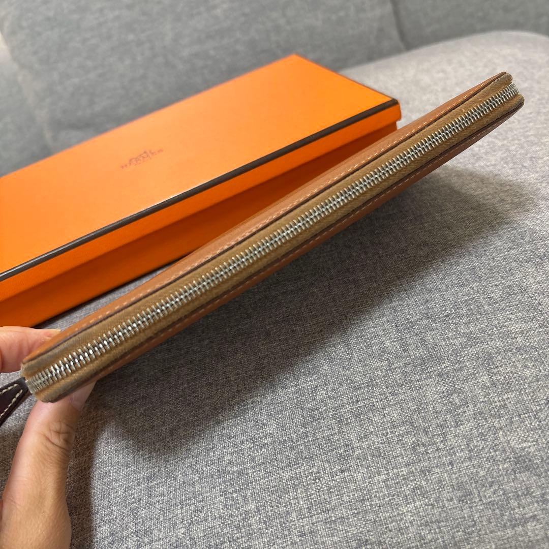 HERMES エルメス　アザップシルクイン長財布