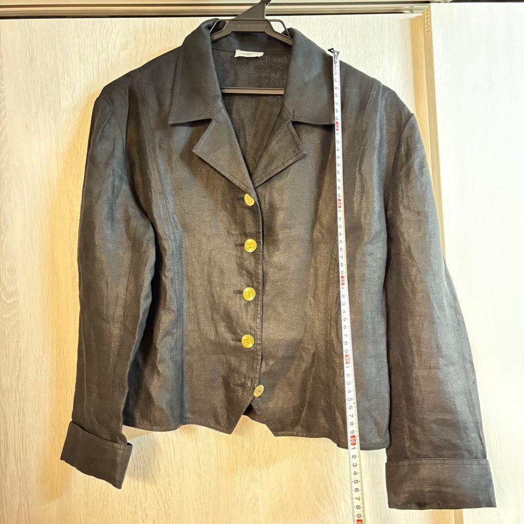 シャネル ジャケット レディース ブラック 0402-S5792h