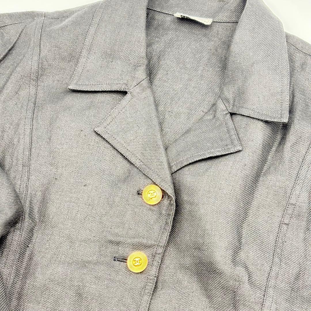 シャネル ジャケット レディース ブラック 0402-S5792h