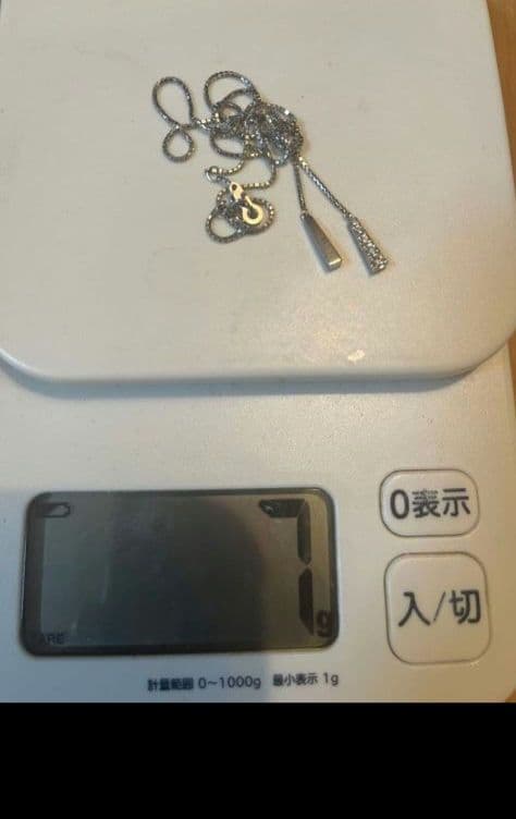 M*a様 4°C プラチナ　ダイヤモンド　ネックレス　7グラム