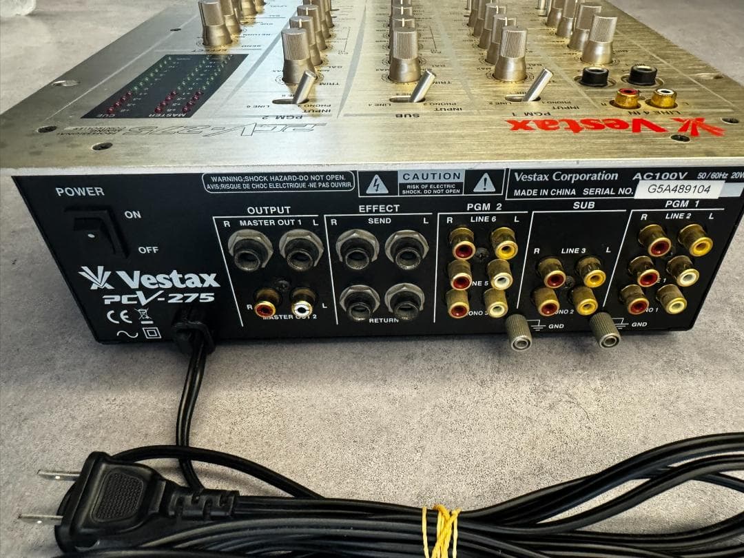 Vestax PCV-275 DJミキサー