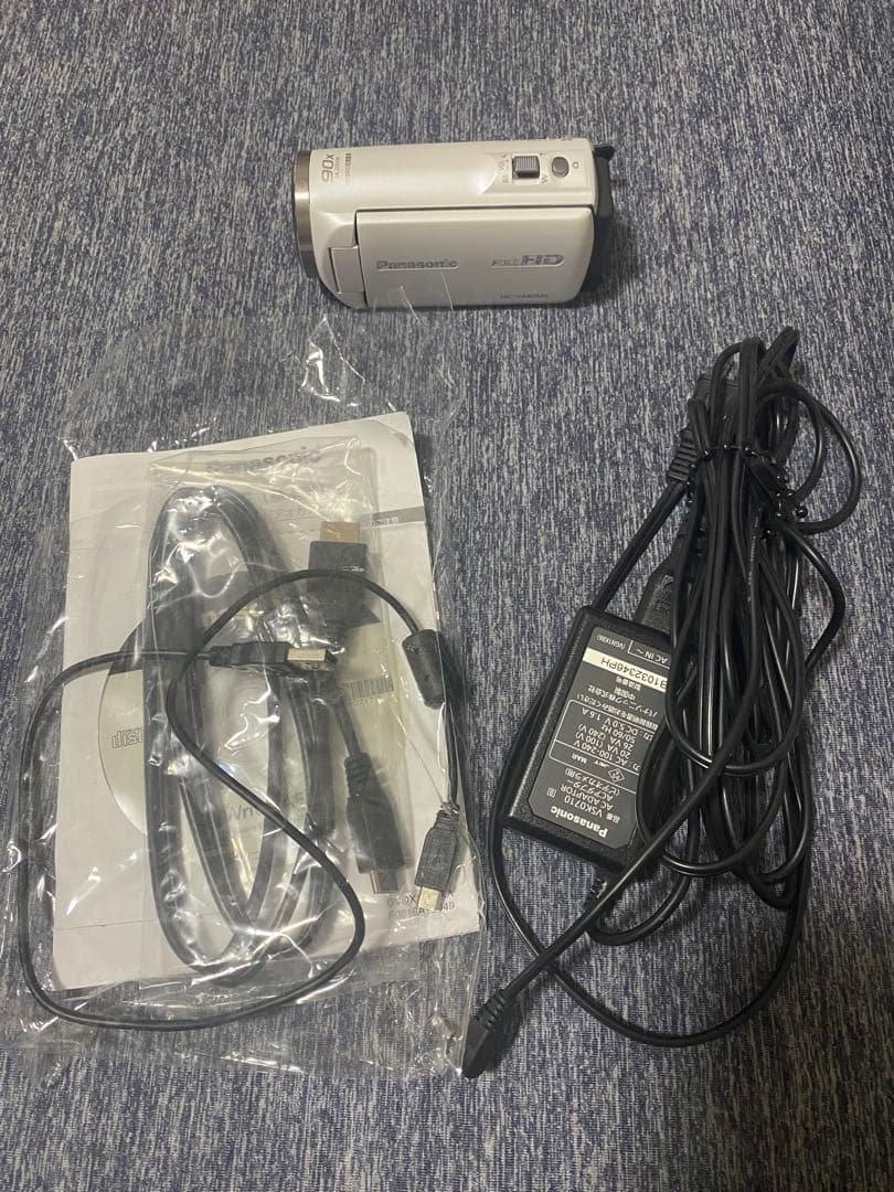 【値下げ】Panasonic HC-V480M5 ホワイト ビデオカメラ