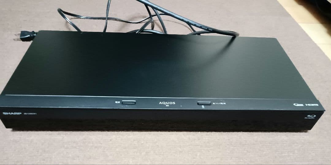 SHARP AQUOS ブルーレイディスクレコーダー 2B-C05EW123年式