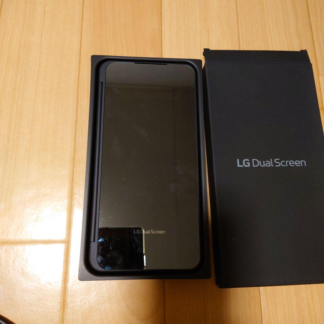 LG V60 ThinQ 5G L-51A Black　デュアルスクリーンセット