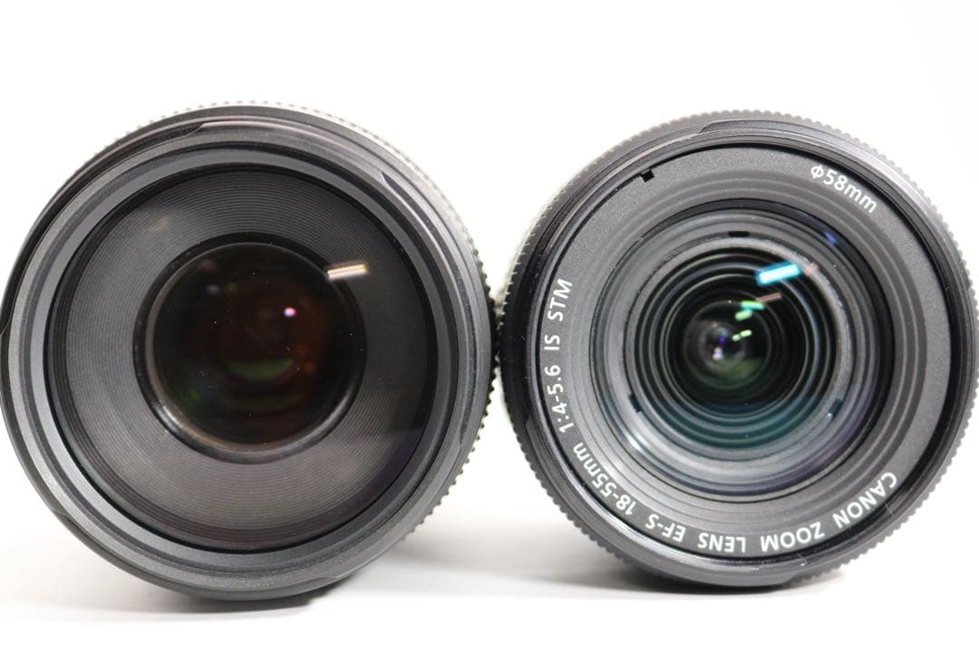 ボディ新品級 【Canon EOS Kiss X9 ダブルレンズセット】