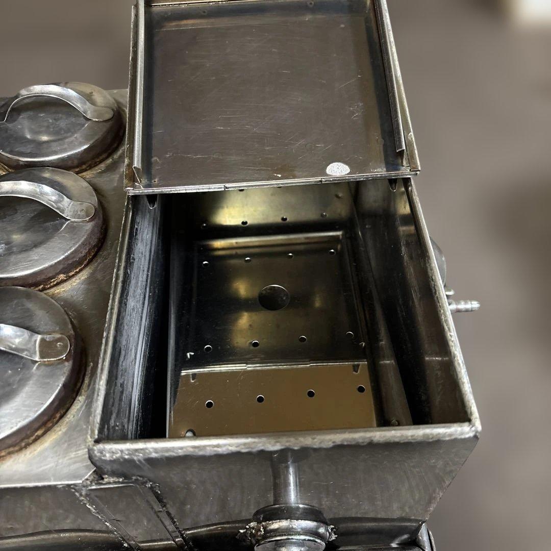 【希少業務用燗銅壺】涌井工業 ステンレス6連スチーマー 都市ガス 熱燗と蒸し器