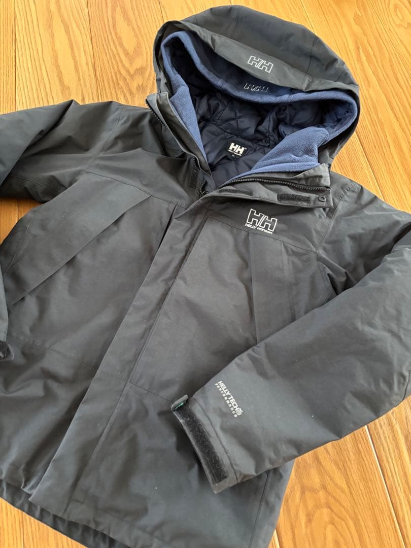 へリーハンセン　ジップインジップ　ジャケット　ヘリーテック　防水透湿素材　L