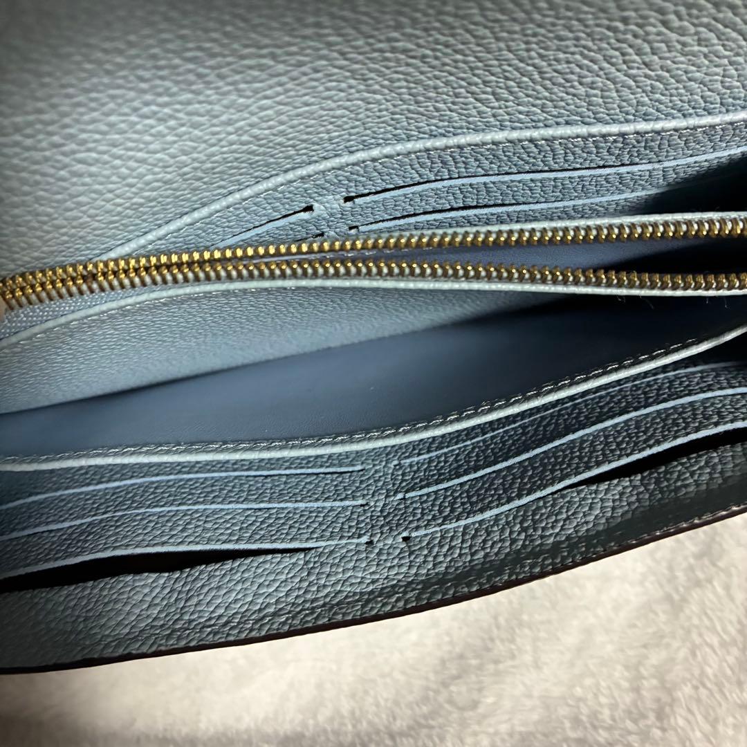 ルイヴィトン ポルトフォイユ・サラ アンプラント 2023春夏限定カラー ブルー