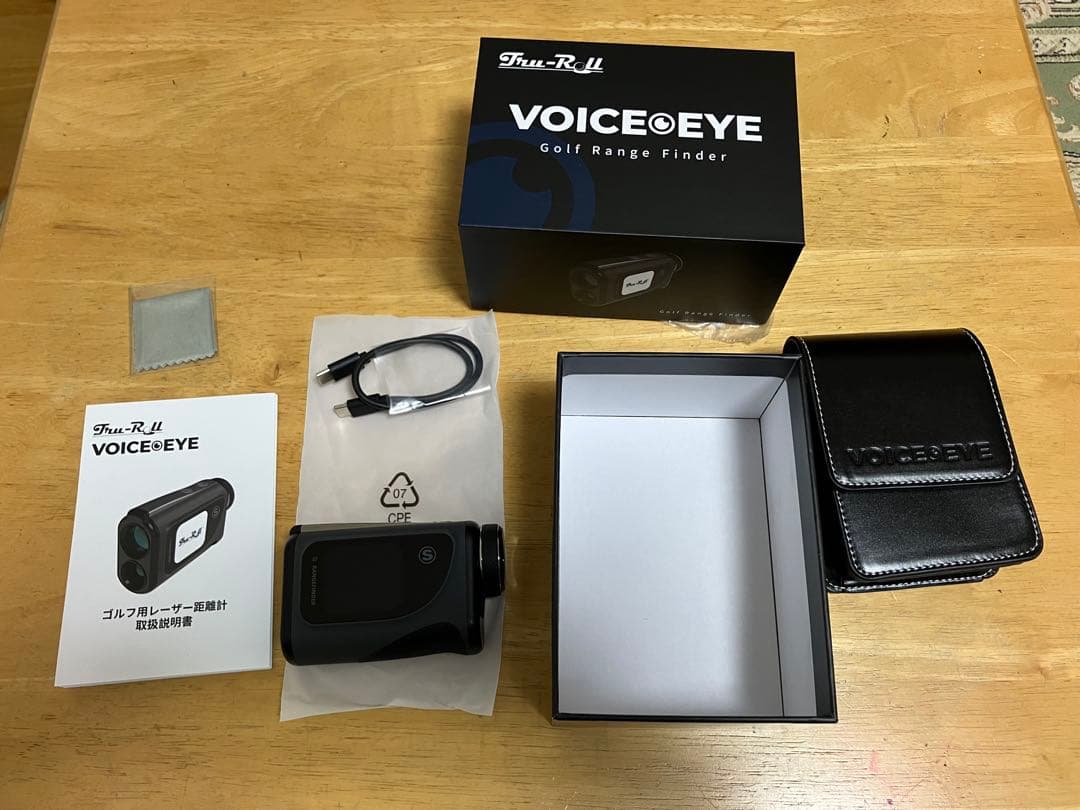 VOICEEYE ゴルフ用レーザー距離計 音声距離案内 モニター付