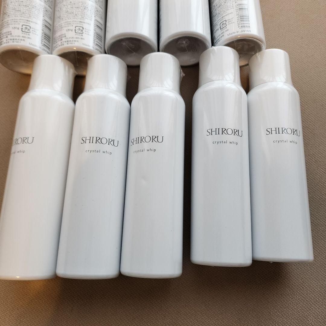 【新品未使用】10本セットSHIRORU クリスタルホイップ 洗顔料