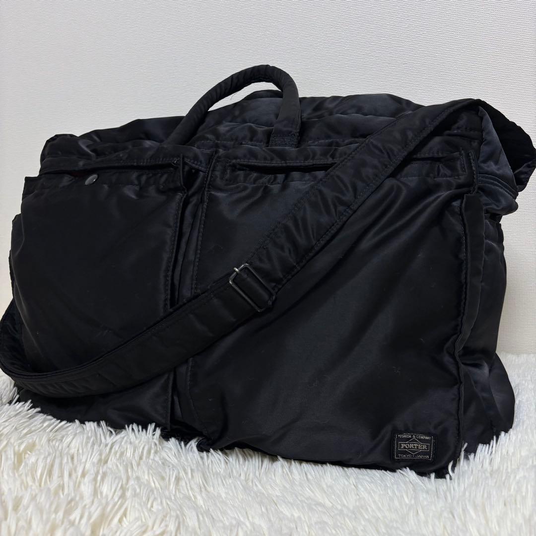 【良品】ポーター タンカー ボストンバッグ ブラック