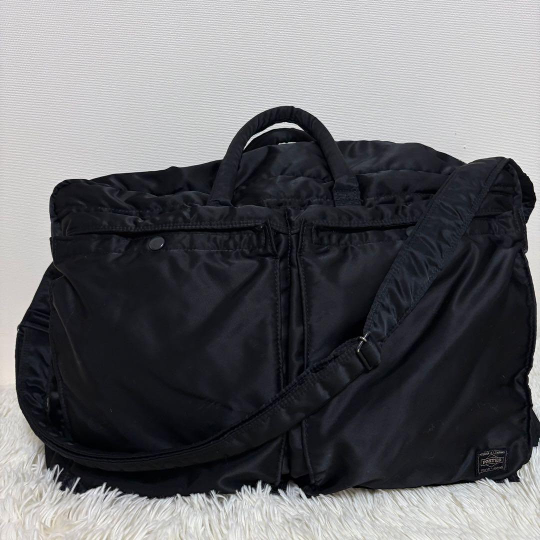 【良品】ポーター タンカー ボストンバッグ ブラック
