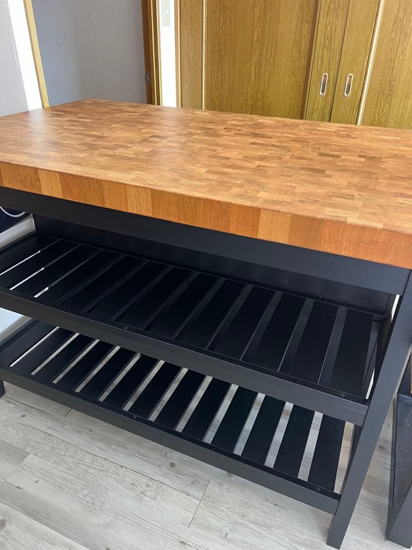 【oliver】IKEA VADHOLMA キッチンアイランドハイテーブル