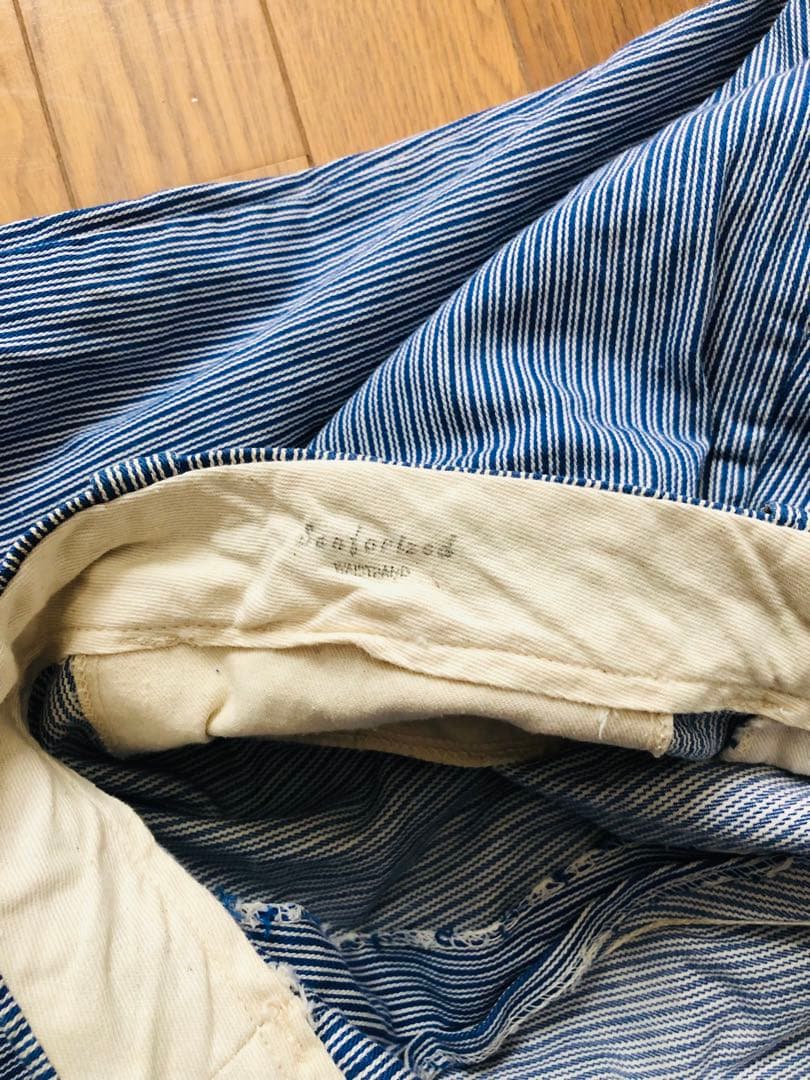 古*）様 【50s Lee】ヒッコリー　ワークパンツ　ヴィンテージ　古着