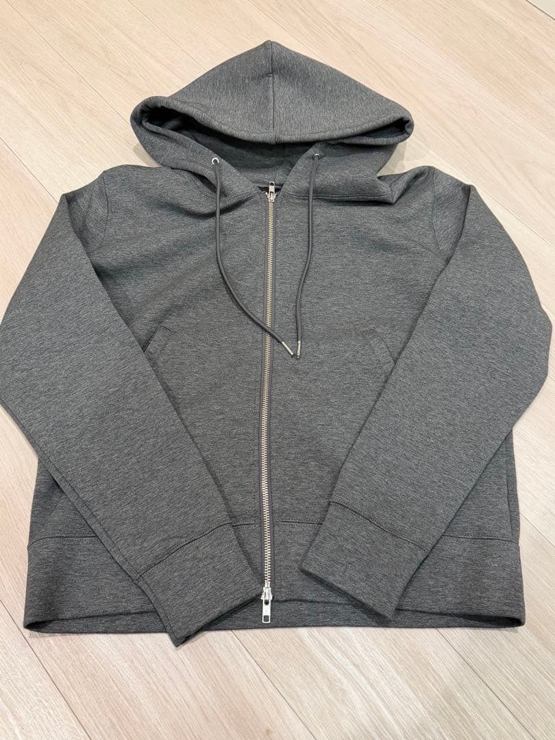 Spick & Span ストレッチジップフードパーカー