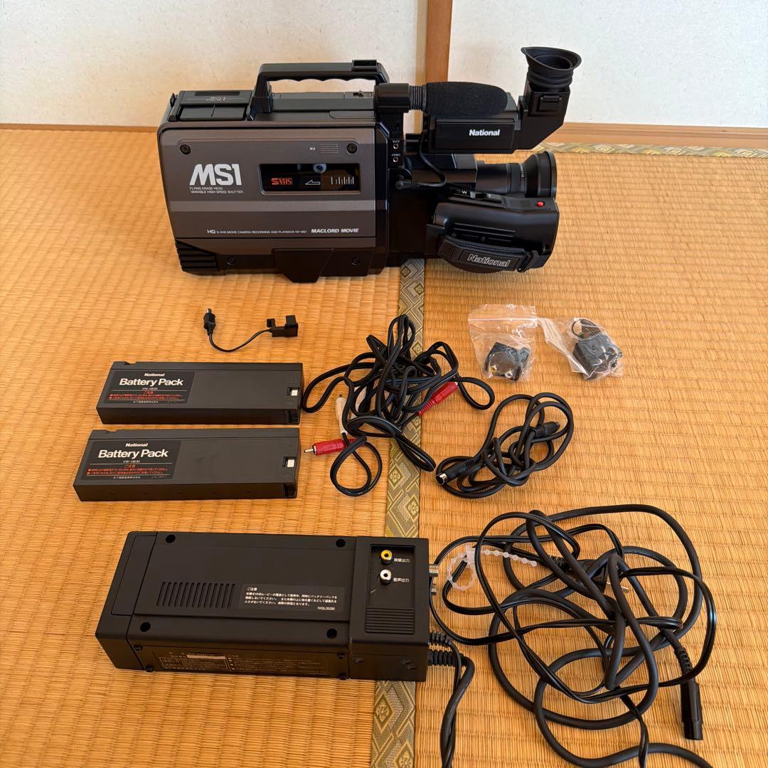 National VW-SHS1 VHSホームビデオカメラ　昭和レトロ