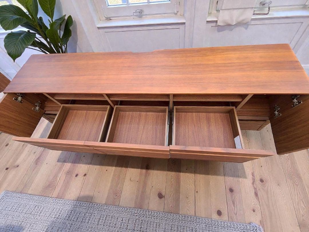 【美品】サンキコーポレーション 定価107,030円 モダン テレビボード 北欧